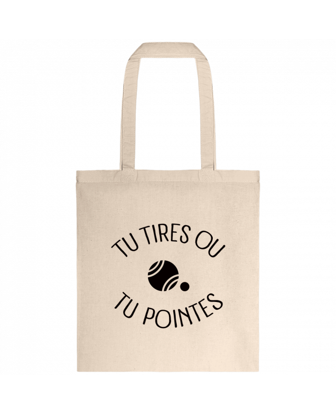 Tote-bag Tu Tires Ou Tu Pointes par Freeyourshirt.com