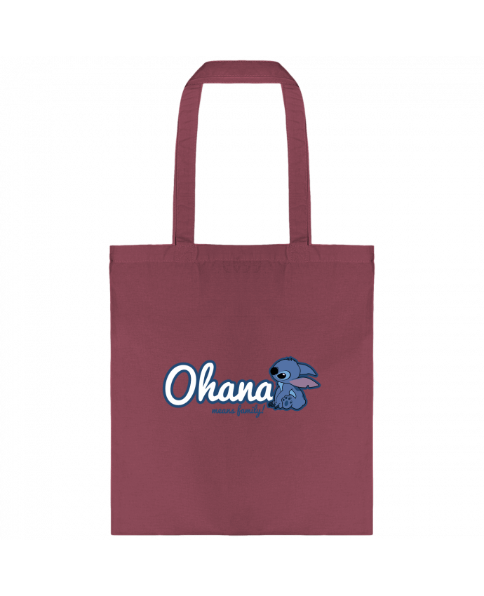 Tote Bag cotton Ohana means family by Kempo24