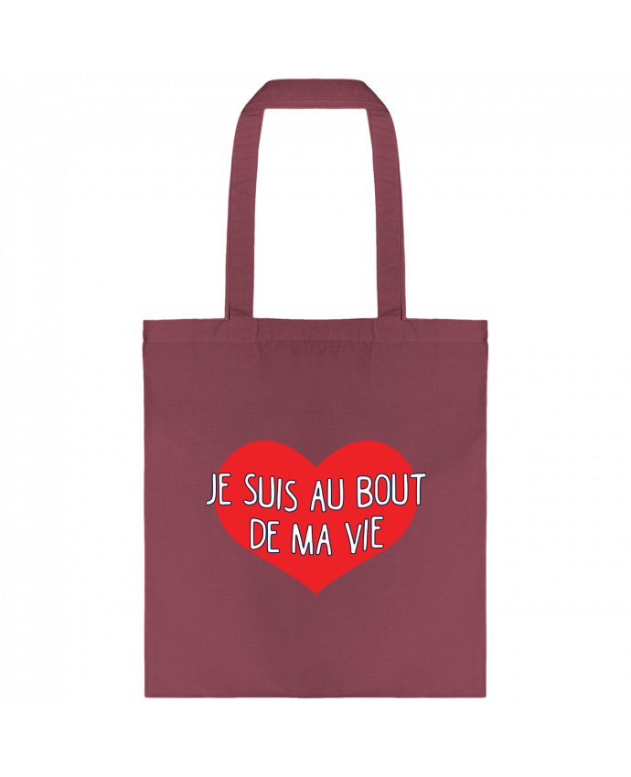 Tote-bag Je suis au bout de ma vie par tunetoo