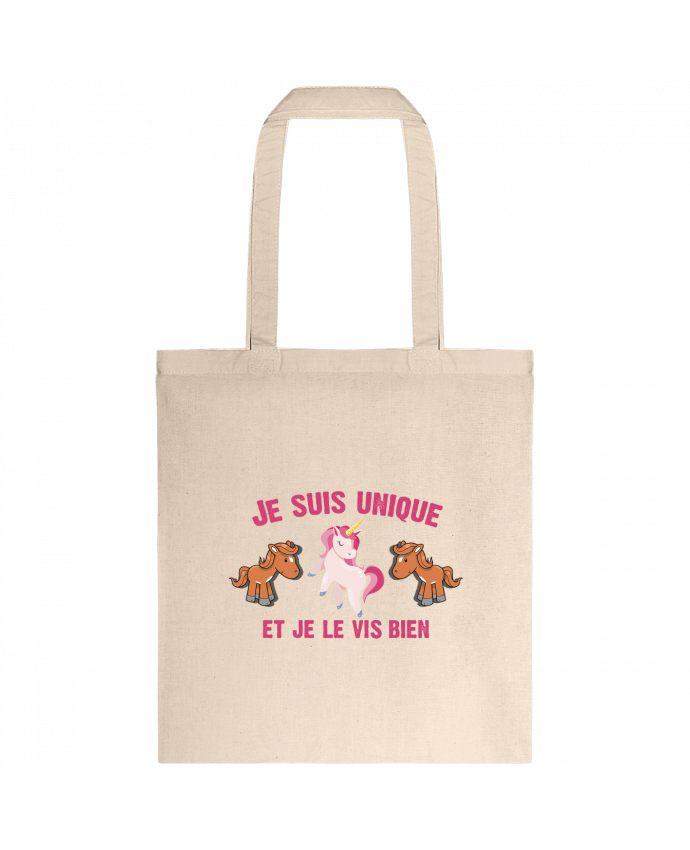 Tote-bag Je suis unique et je le vis bien par tunetoo