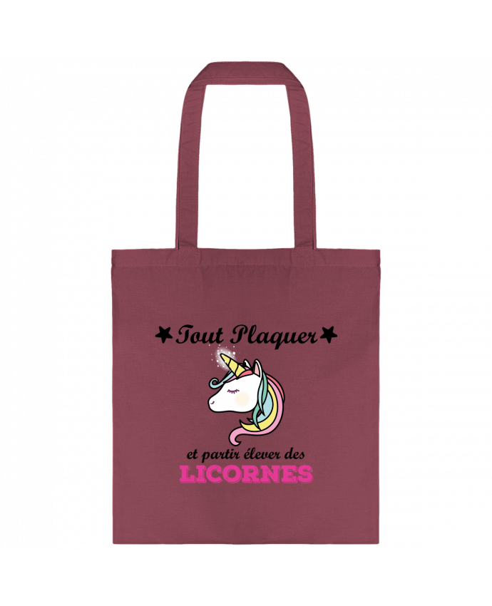 Tote-bag Tout plaquer et partir élever des licornes par tunetoo