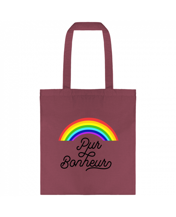 Tote Bag cotton Pur bonheur by Les Caprices de Filles
