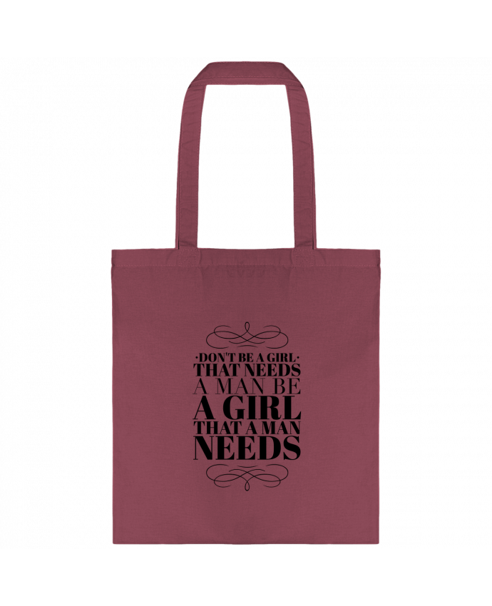 Tote-bag Don't be a girl par Les Caprices de Filles