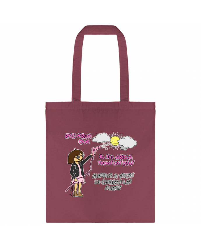 Tote-bag Siempre brilla el sol par lunática