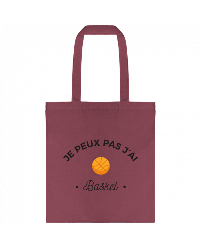 Tote-bag Je peux pas j'ai basket par Ruuud