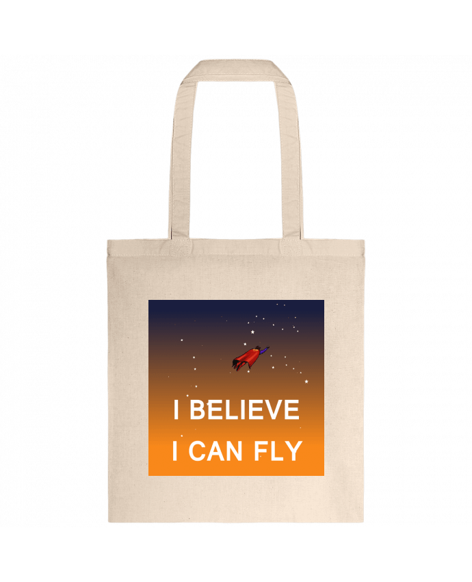 Tote-bag I believe I can fly, oui je peux! par Lia Illustration bien-être