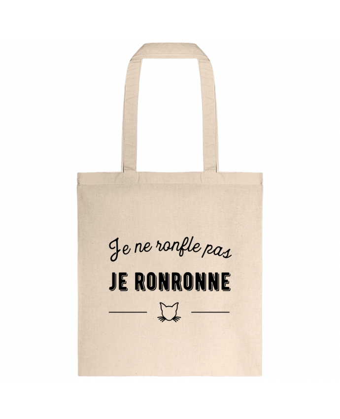 Tote-bag je ronronne t-shirt humour par Original t-shirt