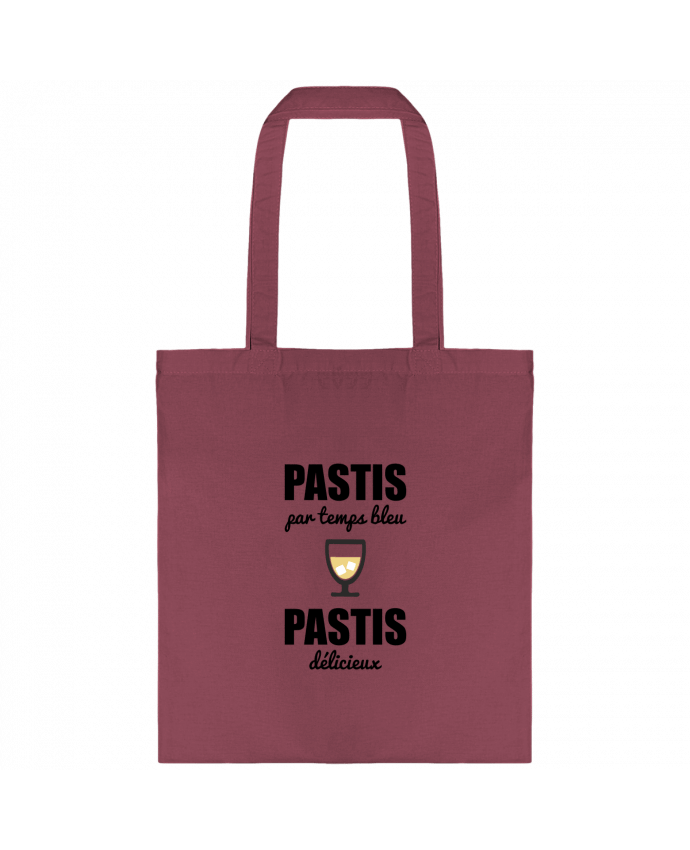 Bolsa de Tela de Algodón Pastis por temps bleu pastis délicieux por Benichan