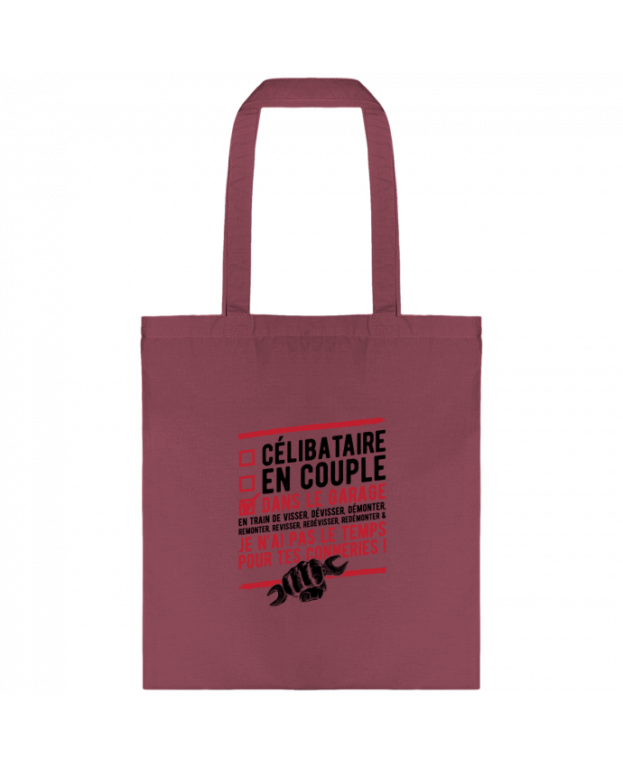 Tote-bag Dans le garage humour par Original t-shirt