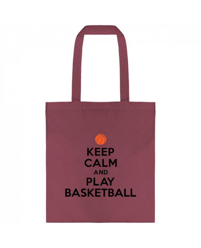 Tote-bag Keep Calm And Play Basketball par Freeyourshirt.com