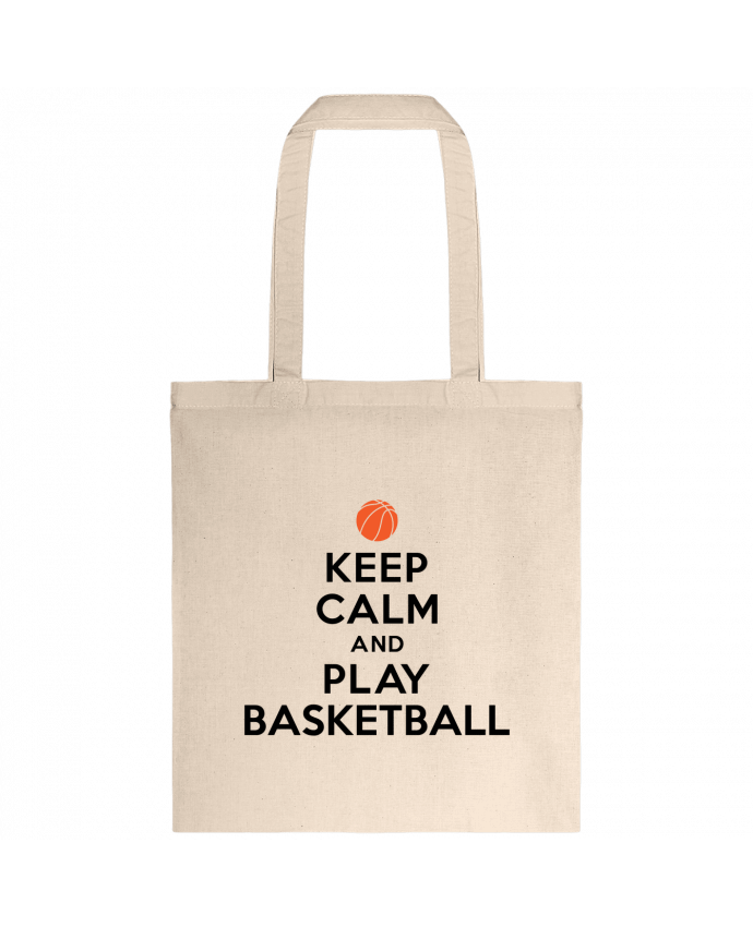 Tote-bag Keep Calm And Play Basketball par Freeyourshirt.com