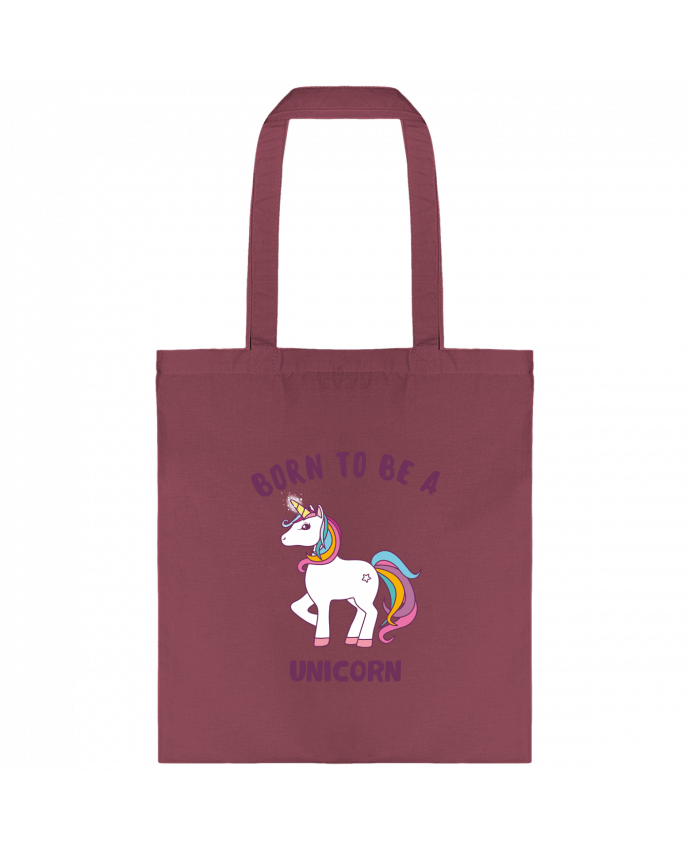 Tote-bag Born to be a unicorn par Bichette