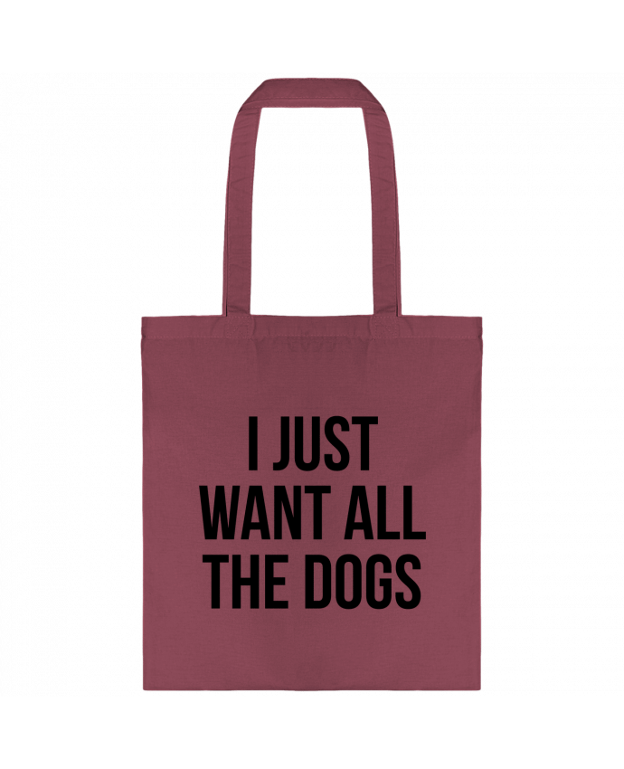 Tote-bag I just want all dogs par Bichette