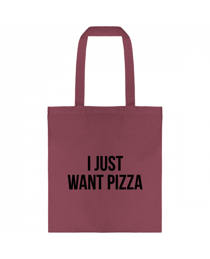 Bolsa de Tela de Algodón I just want pizza por Bichette