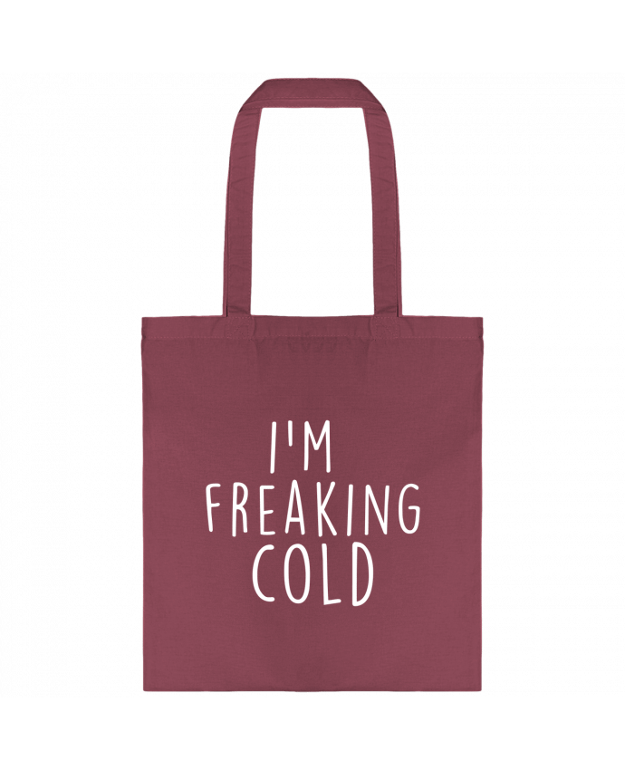 Tote-bag I'm freaking cold par Bichette