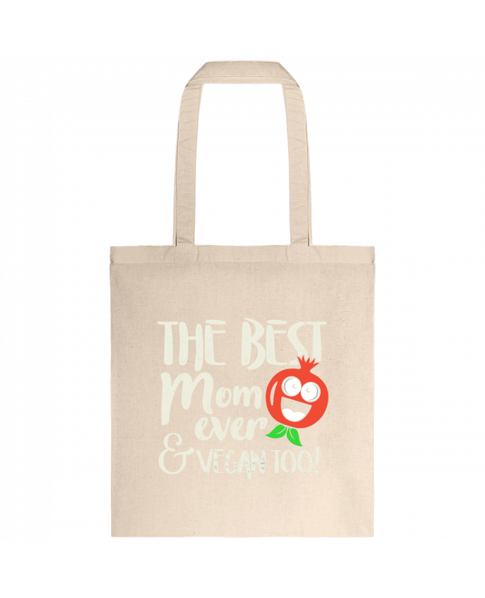 Tote-bag The best mom ever & vegan too par Bichette