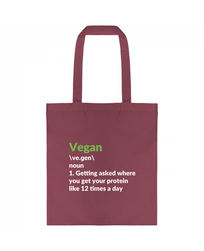 Tote-bag Vegan definition par Bichette