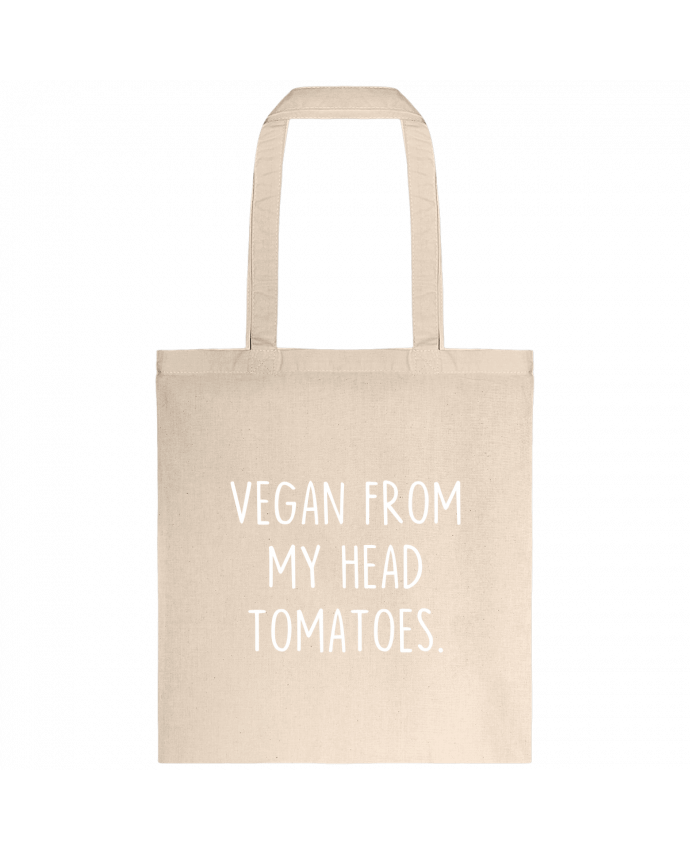 Tote-bag Vegan from my head tomatoes. par Bichette