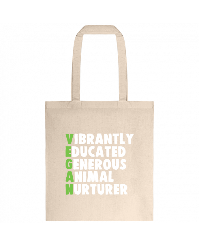 Tote-bag Vegan vibrantly par Bichette