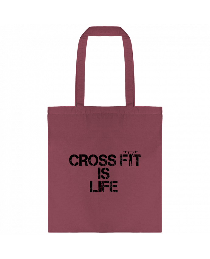 Tote-bag Crossfit is life par tunetoo