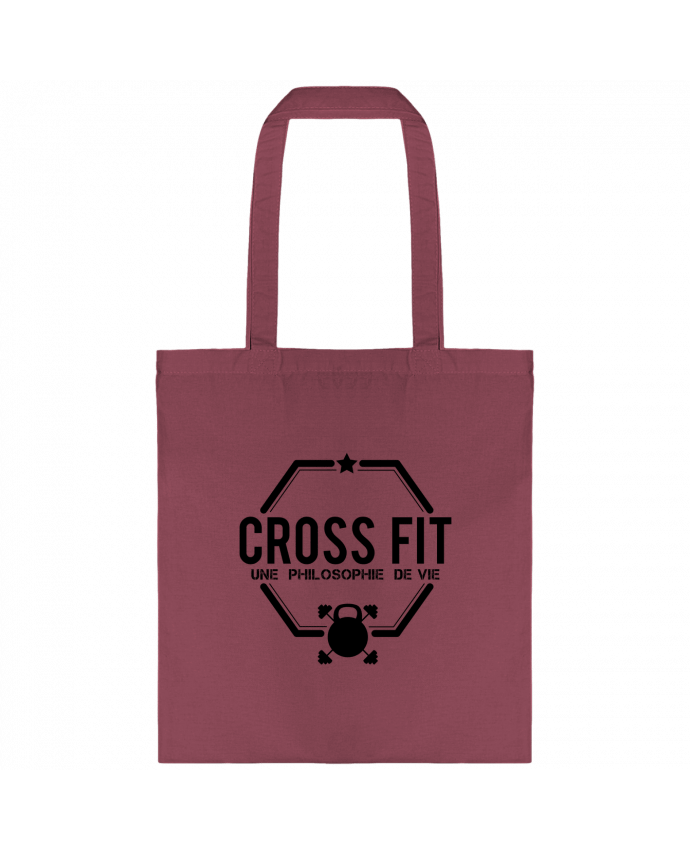 Tote-bag Crossfit une philosophie de vie par tunetoo