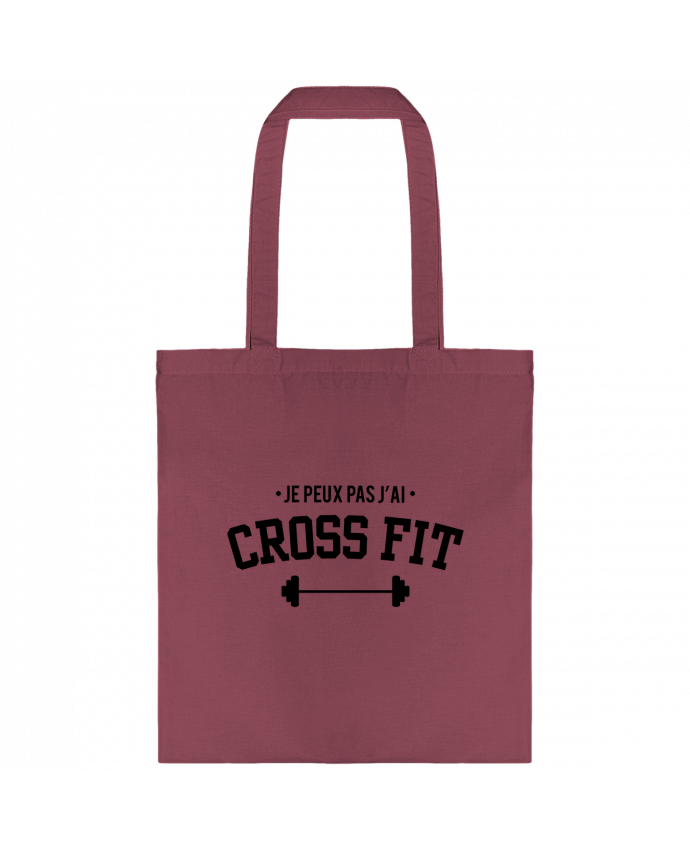 Tote-bag Je peux pas j'ai crossfit par tunetoo