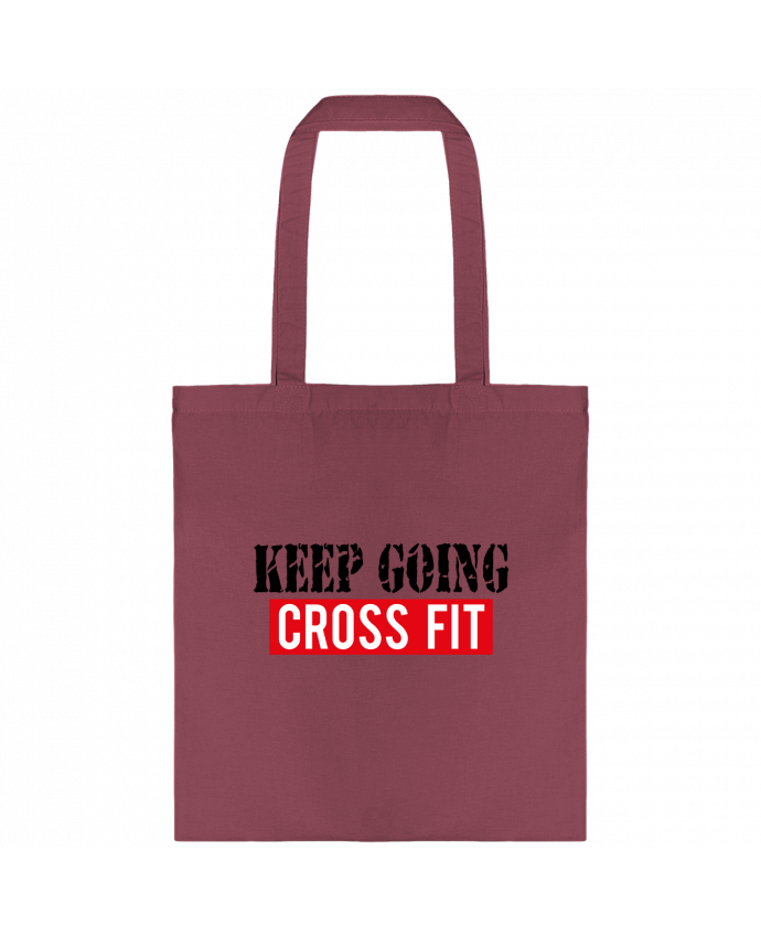 Tote-bag Keep going ! Crossfit par tunetoo