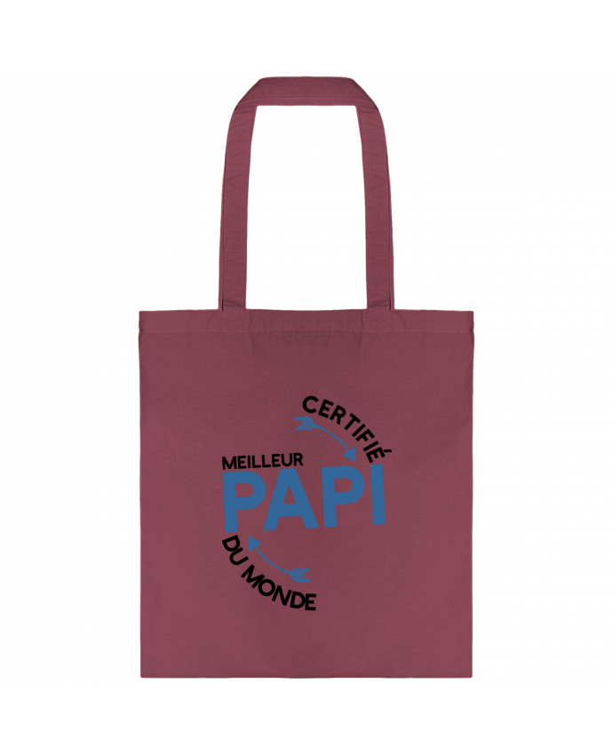Tote-bag Certifié meilleur papi cadeau par Original t-shirt