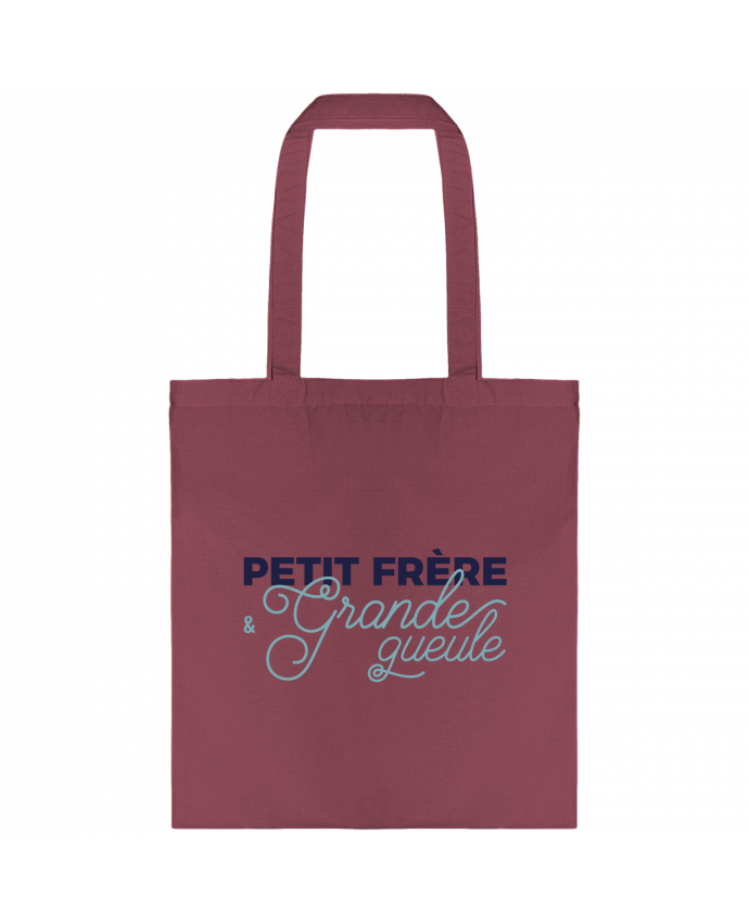 Tote-bag Petit frère et grande gueule par tunetoo