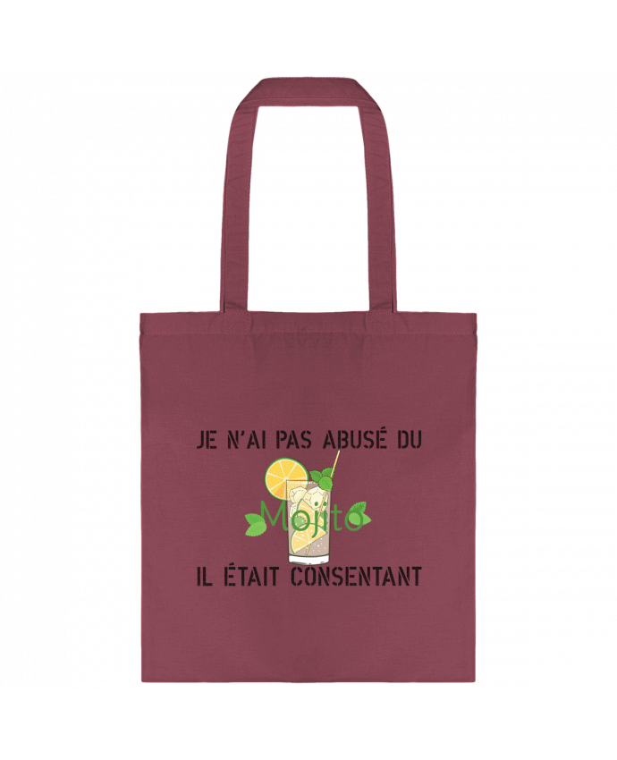 Tote-bag Je n'ai pas abusé du mojito, il était consentant ! par tunetoo