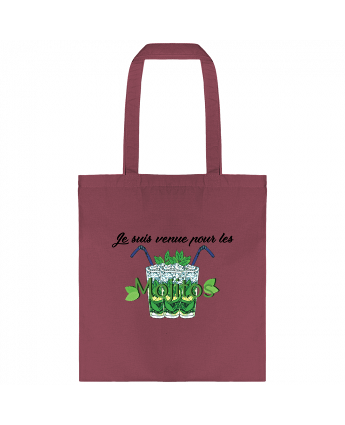 Tote-bag Je suis venue pour les mojitos par tunetoo