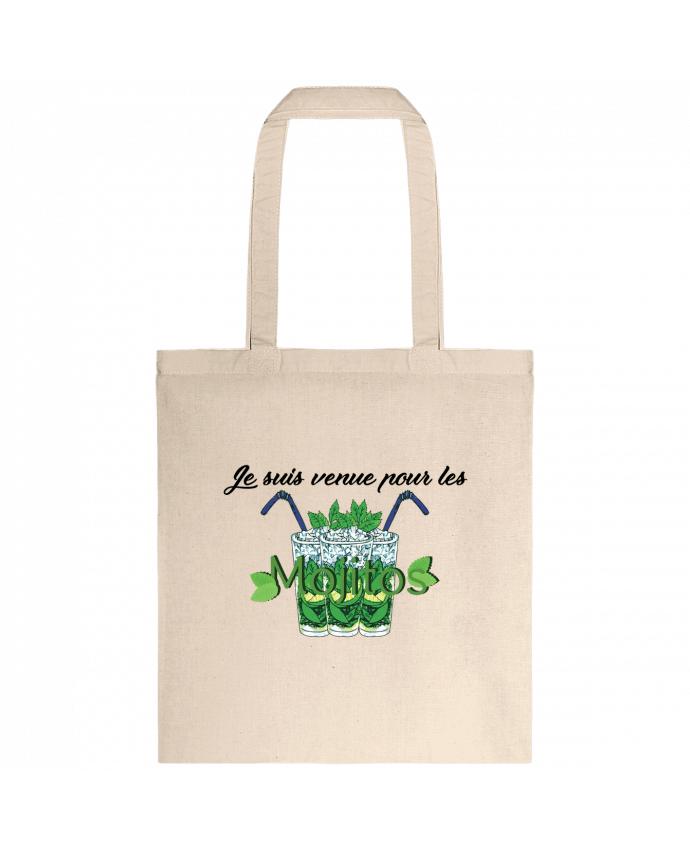 Tote-bag Je suis venue pour les mojitos par tunetoo