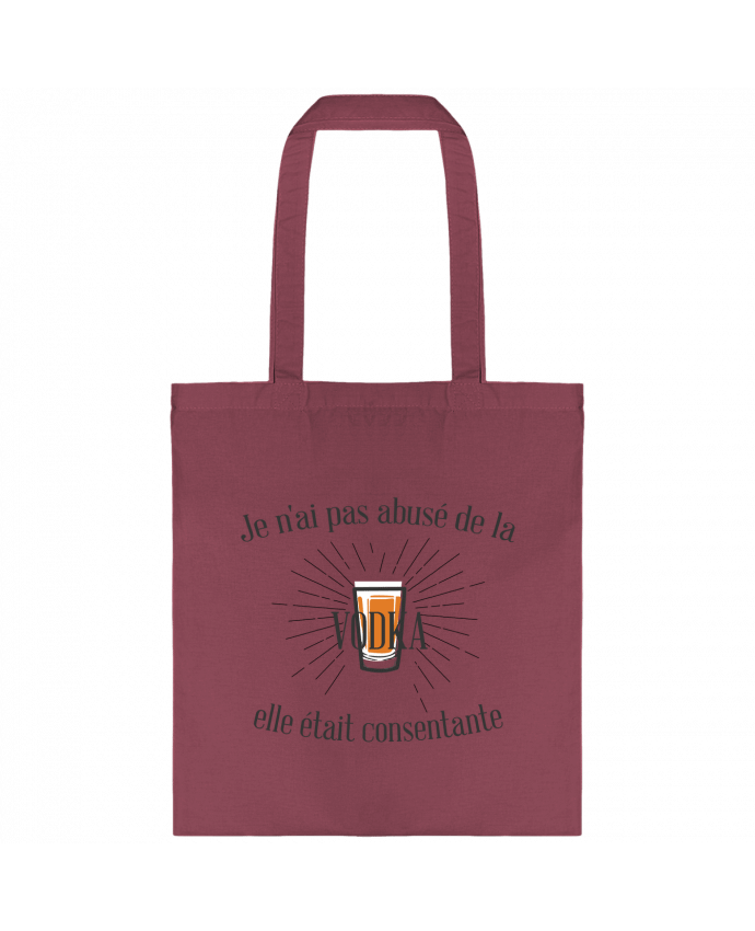 Bolsa de Tela de Algodón Je n'ai pas abusé de la vodka, elle était consentante ! por tunetoo