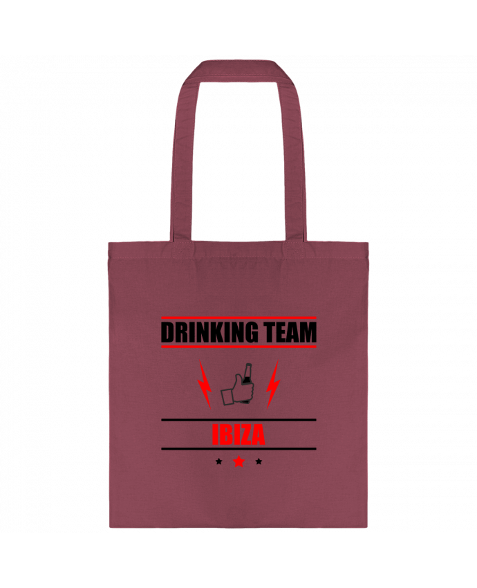 Tote-bag Drinking Team Ibiza par Benichan