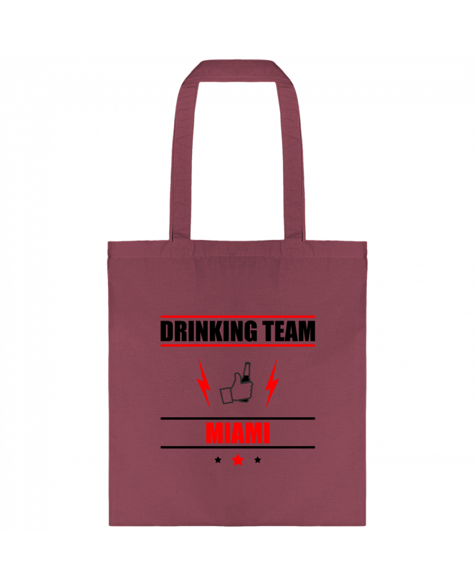 Tote-bag Drinking Team Miami par Benichan