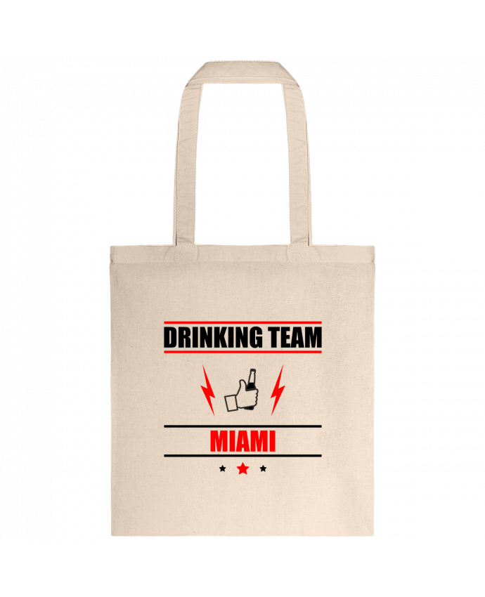 Tote-bag Drinking Team Miami par Benichan