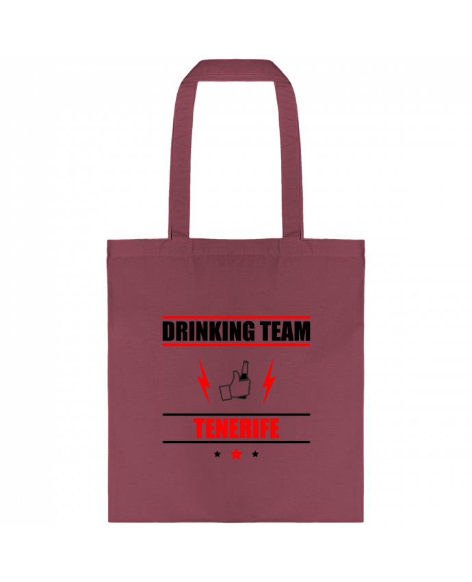 Bolsa de Tela de Algodón Drinking Team Tenerife por Benichan
