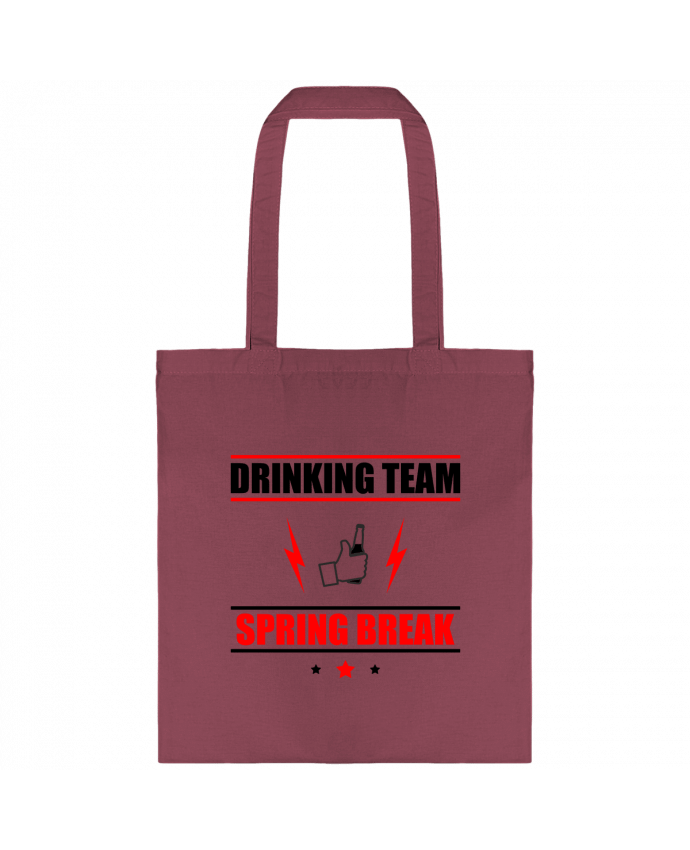 Tote-bag Drinking Team Spring Break par Benichan