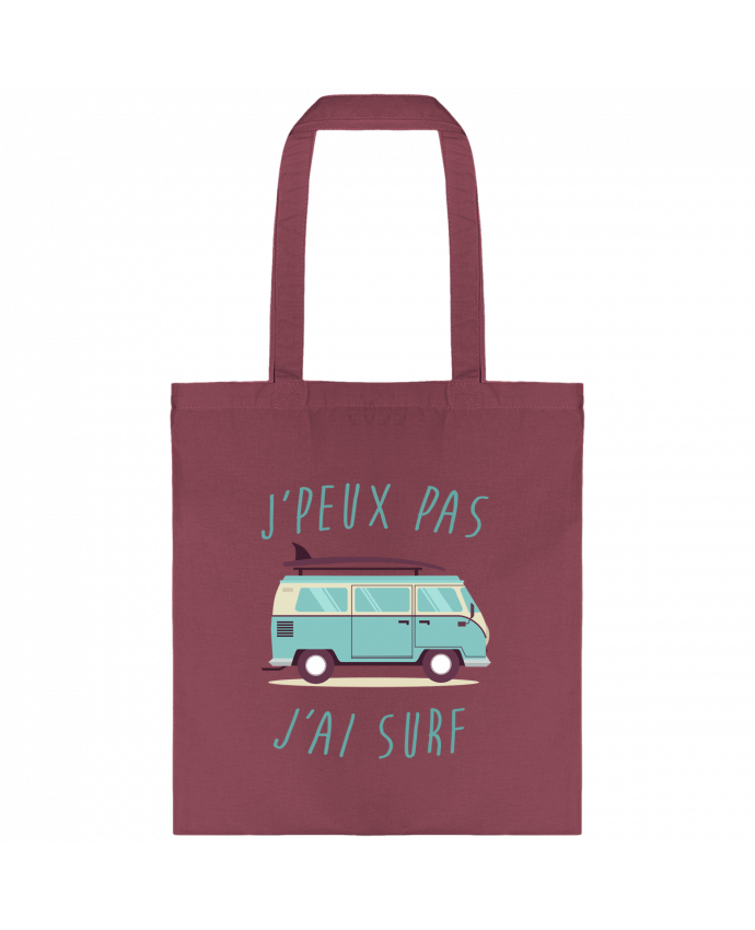 Tote-bag Je peux pas j'ai surf par FRENCHUP-MAYO