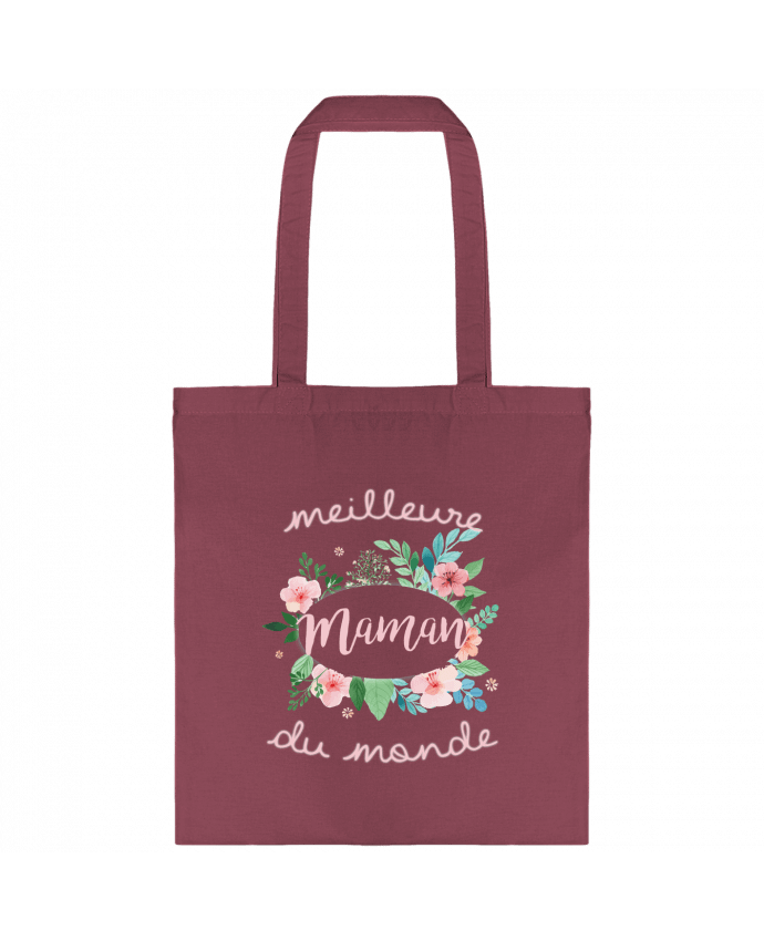 Bolsa de Tela de Algodón Meilleure maman du monde por FRENCHUP-MAYO
