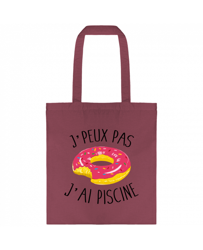 Tote-bag Je peux pas j'ai piscine par FRENCHUP-MAYO
