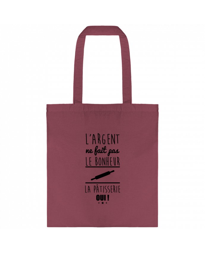 Bolsa de Tela de Algodón L'argent ne fait pas le bonheur la pâtisserie oui ! por Benichan