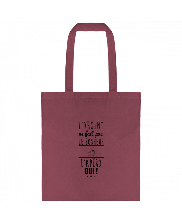 Tote-bag L'argent ne fait pas le bonheur l'apéro oui ! par Benichan