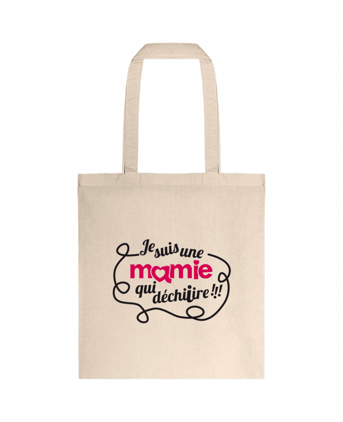 Tote-bag Je suis une mamie qui déchire par GraphiCK-Kids