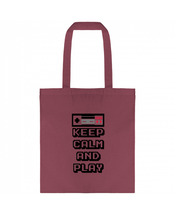 Tote-bag KEEP CALM AND PLAY par SG LXXXIII