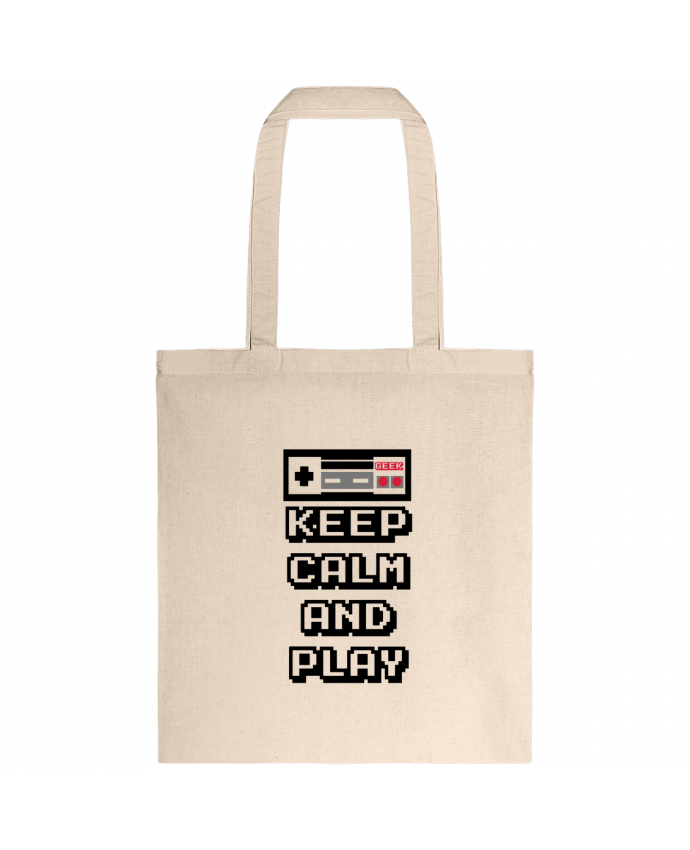 Tote-bag KEEP CALM AND PLAY par SG LXXXIII