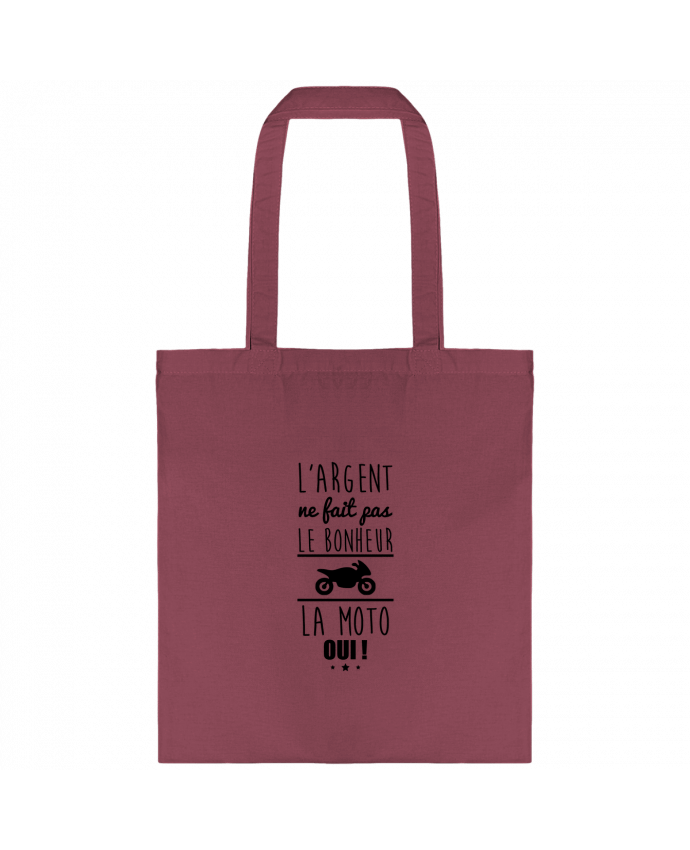 Tote-bag L'argent ne fait pas le bonheur la moto oui ! par Benichan