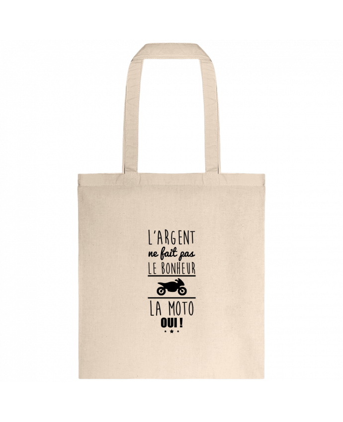 Tote-bag L'argent ne fait pas le bonheur la moto oui ! par Benichan