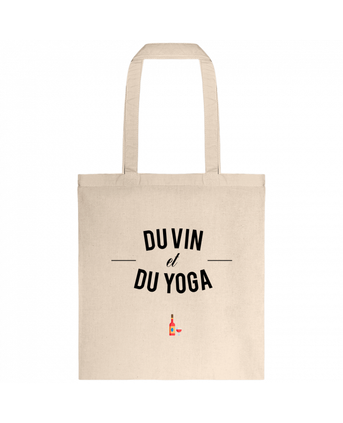 Tote-bag Du Vin et du Yoga par tunetoo