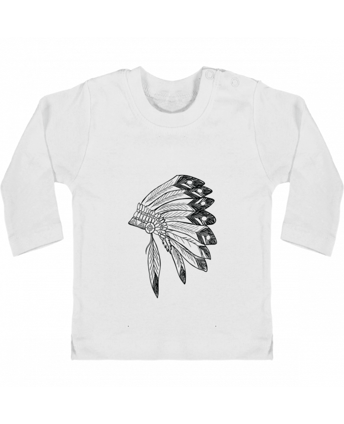 T-shirt bébé Apache manches longues du designer Les Caprices de Filles